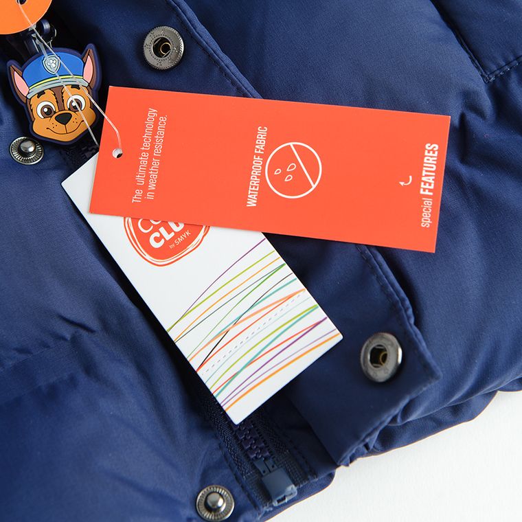 Cool Club, Kurtka chłopięca z kapturem, ocieplana, granatowa, Psi Patrol
