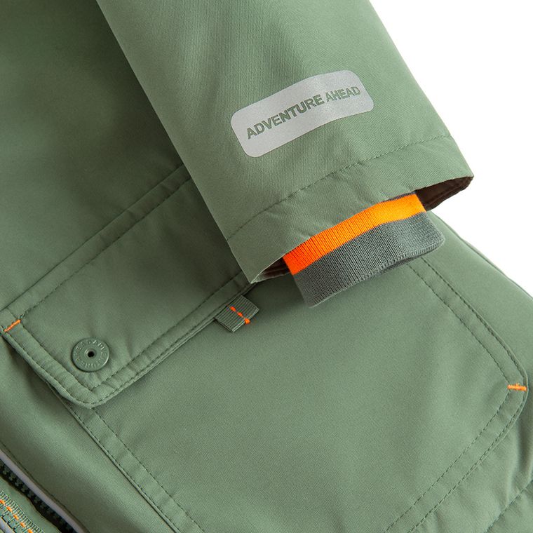 Cool Club, Kurtka chłopięca z kapturem, zielona