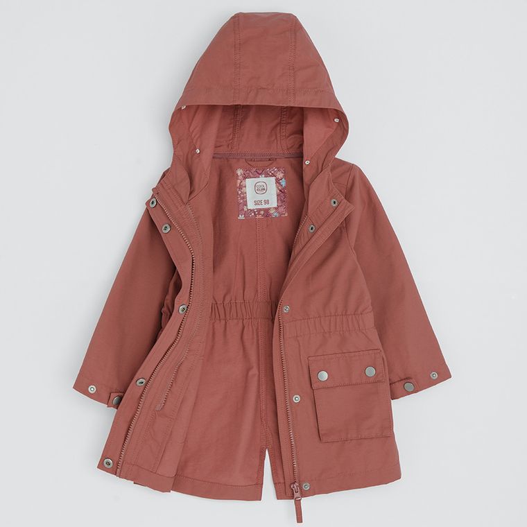 Cool Club, Kurtka dziewczęca z kapturem, 3w1, różowa