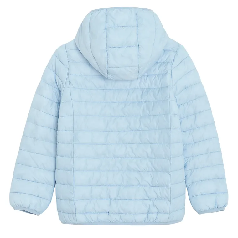 Cool Club, Kurtka dziewczęca z kapturem, niebieska