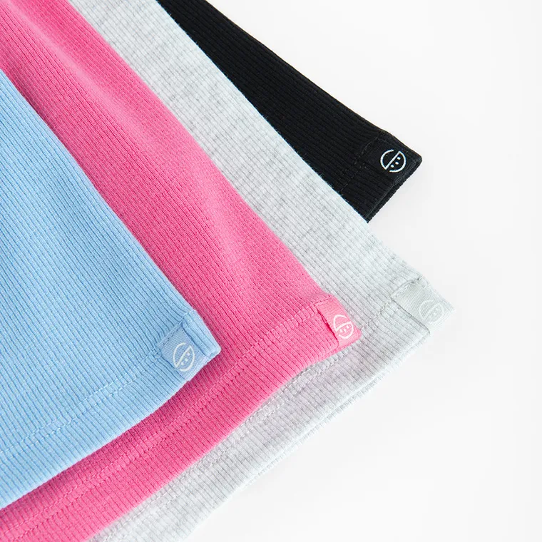 Cool Club, Legginsy dziewczęce, flare, prążkowane, mix, zestaw, 4 szt.