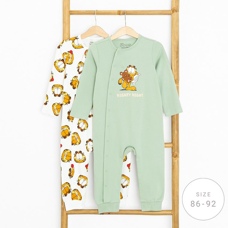 Cool Club, Pajac chłopięcy, mix, zestaw, 2 szt., Garfield