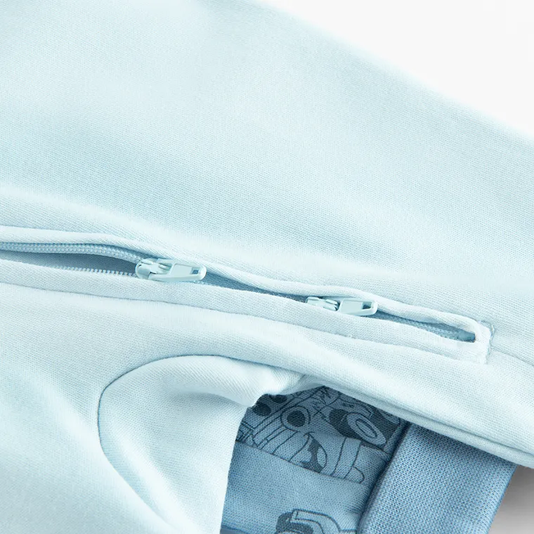 Cool Club, Pajac chłopięcy, niebieski, Auta, zestaw, 2 szt.