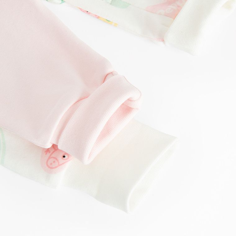 Cool Club, Pajac dziewczęcy, mix, Świnka Peppa, zestaw, 2 szt.