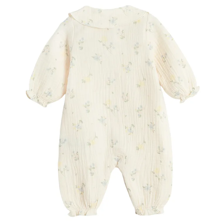 Cool Club, Pajac dziewczęcy, muślinowy, brzoskwiniowy