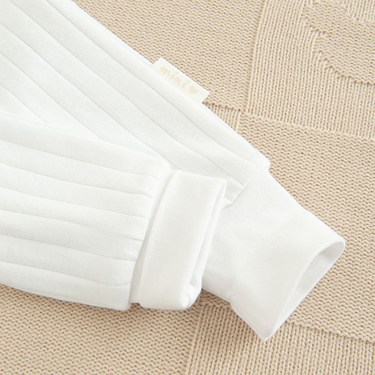 Cool Club, Pajac niemowlęcy, bawełna organiczna, biały, zestaw, 2 szt.