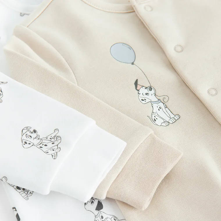 Cool Club, Pajac niemowlęcy, mix, 101 Dalmatyńczyków, zestaw, 2 szt.