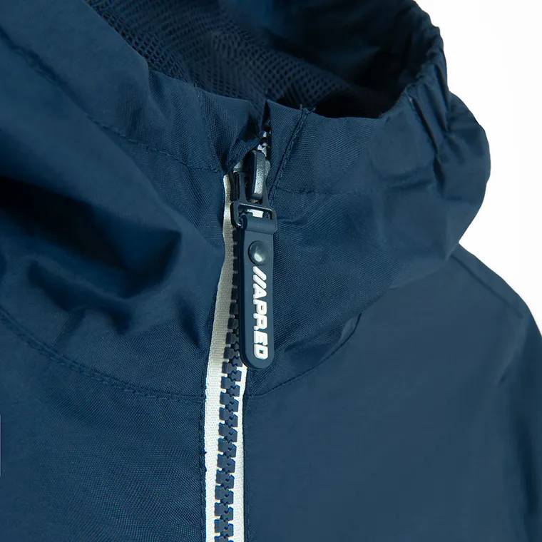 Cool Club, Przeciwdeszczowa kurtka chłopięca z kapturem, granatowa