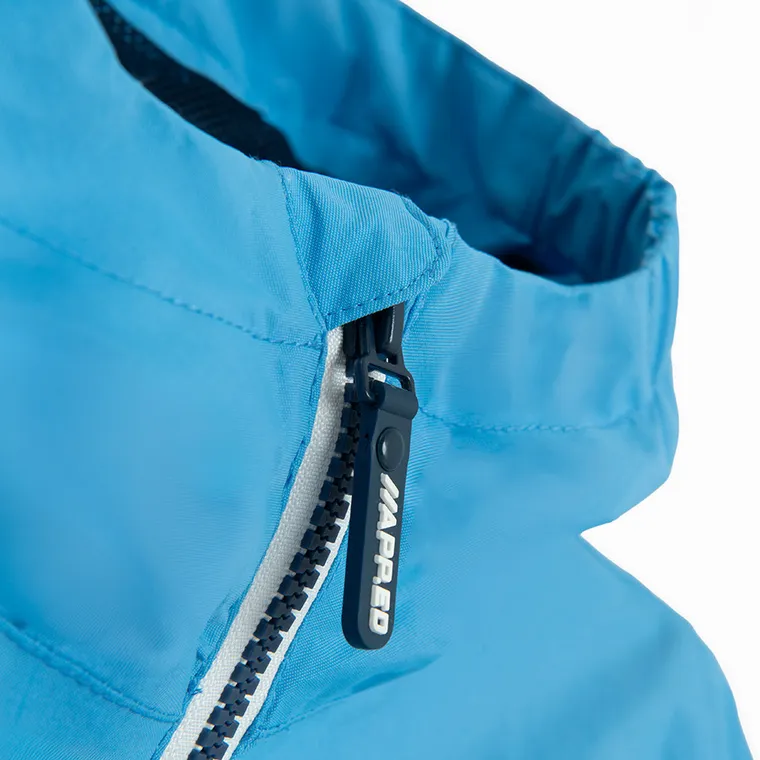 Cool Club, Przeciwdeszczowa kurtka chłopięca z kapturem, niebieska