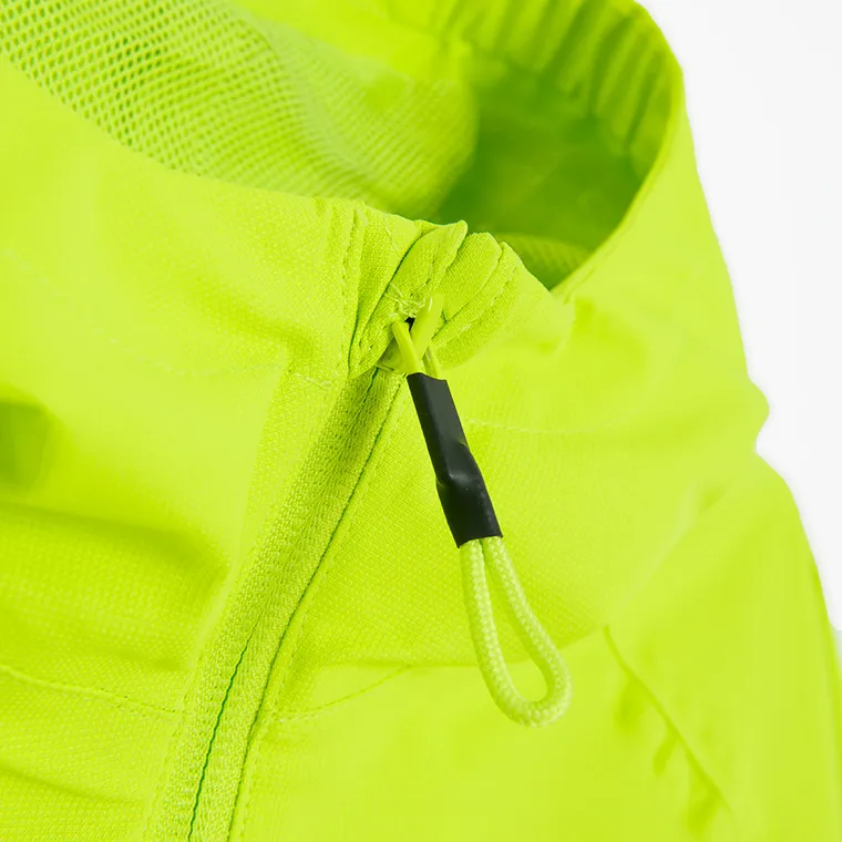 Cool Club, Przeciwdeszczowa kurtka chłopięca z kapturem, zielono-czarna