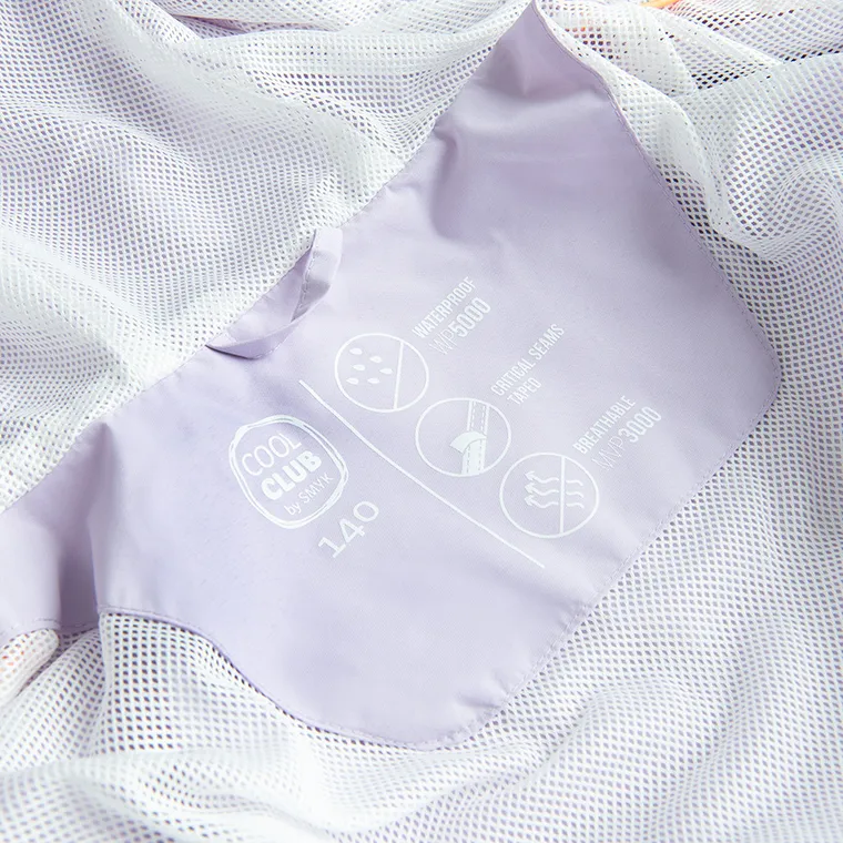 Cool Club, Przeciwdeszczowa kurtka dziewczęca z kapturem, fioletowa