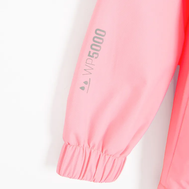 Cool Club, Przeciwdeszczowa kurtka dziewczęca z kapturem, różowa