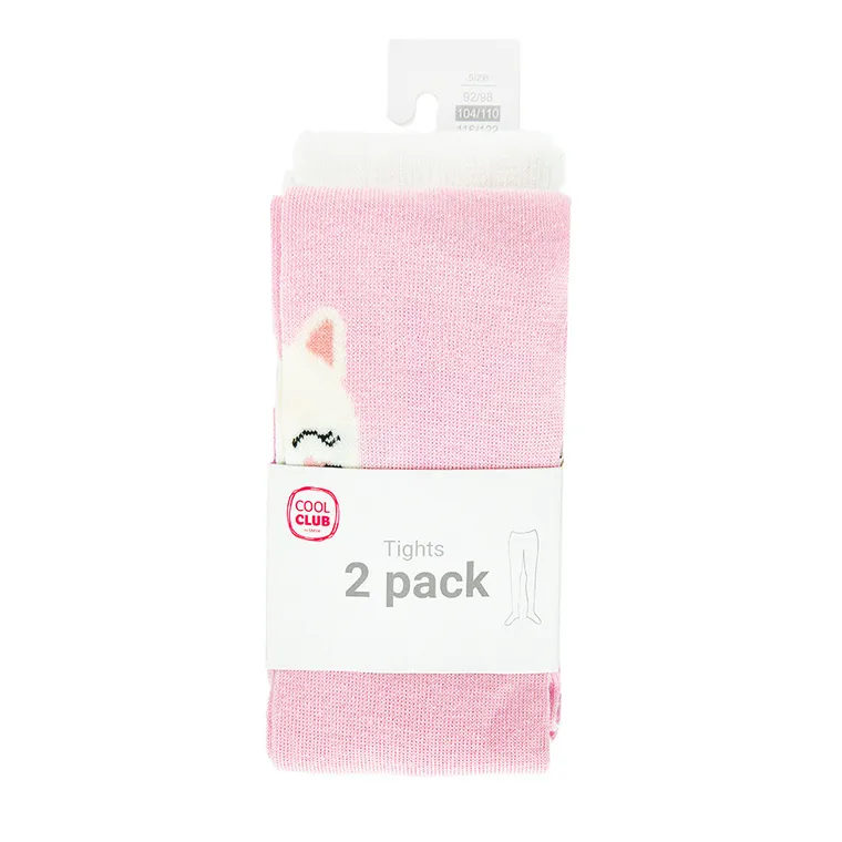 Cool Club, Rajstopy dziewczęce, mix, zestaw, 2 szt.