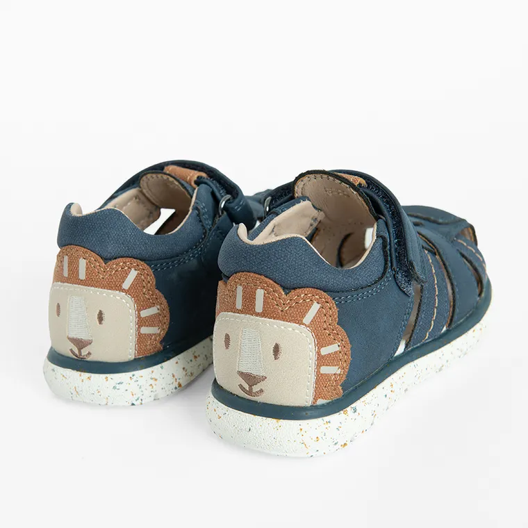 Cool Club, Sandały chłopięce, pachnące, granatowe, Zdrowa Stopa