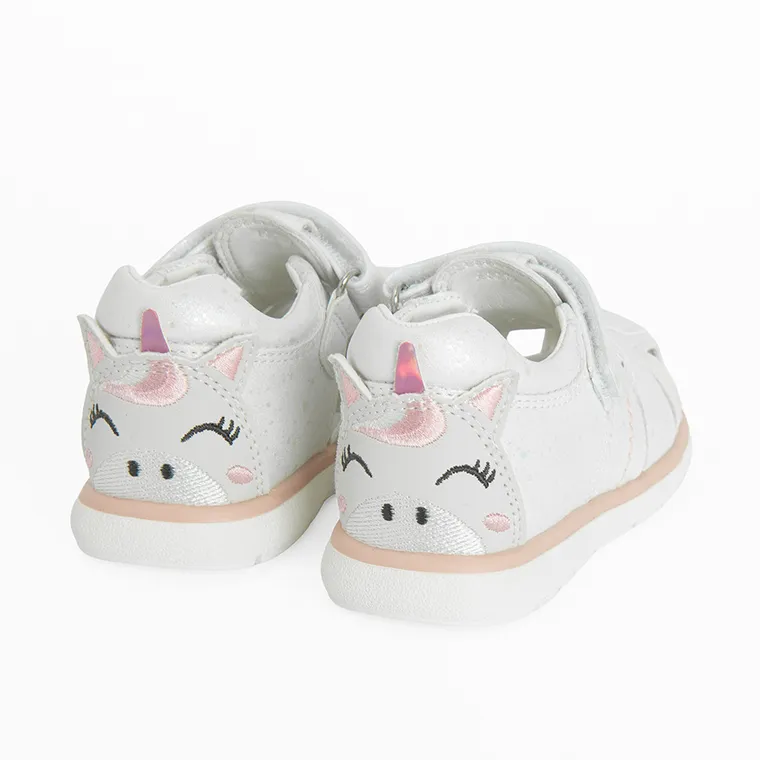 Cool Club, Sandały dziewczęce, pachnące, białe, Zdrowa Stopa