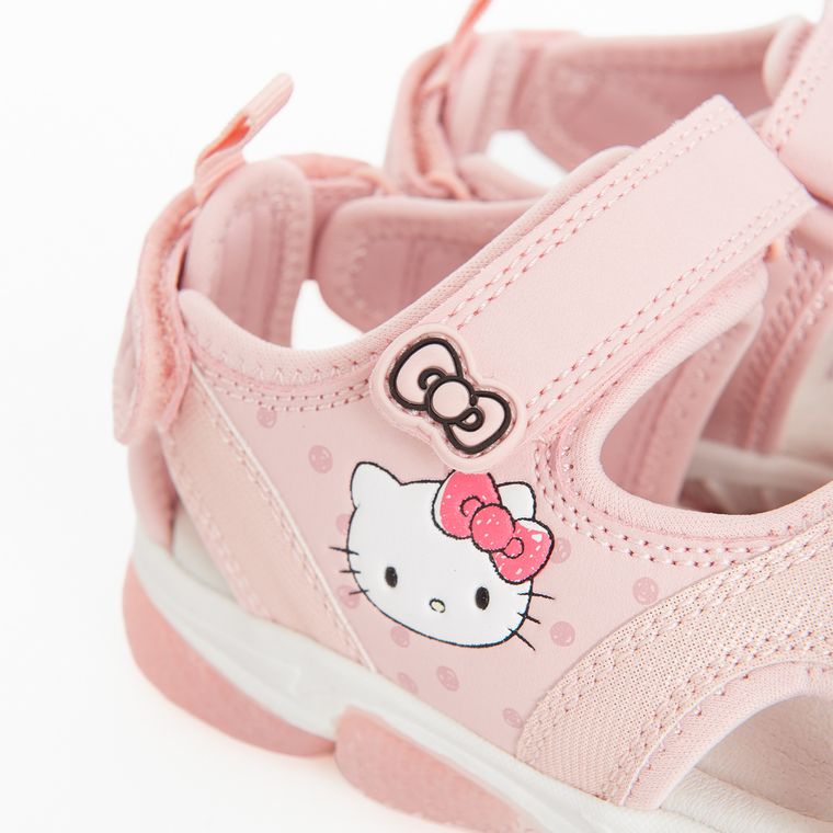 Cool Club, Sandały dziewczęce, różowe, świecąca podeszwa, Hello Kitty