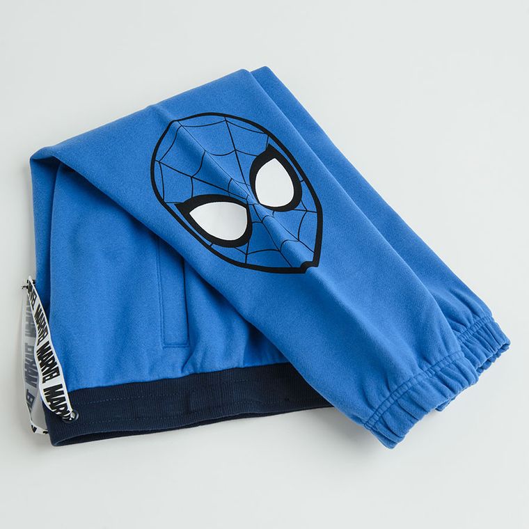 Cool Club, Spodnie dresowe chłopięce, niebieskie, Marvel Super Heroes
