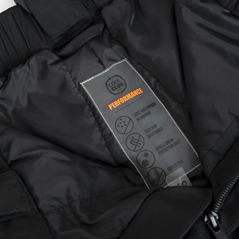 Cool Club, Spodnie narciarskie chłopięce, czarne