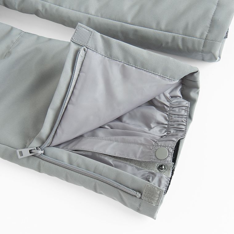 Cool Club, Spodnie narciarskie dziewczęce, szare