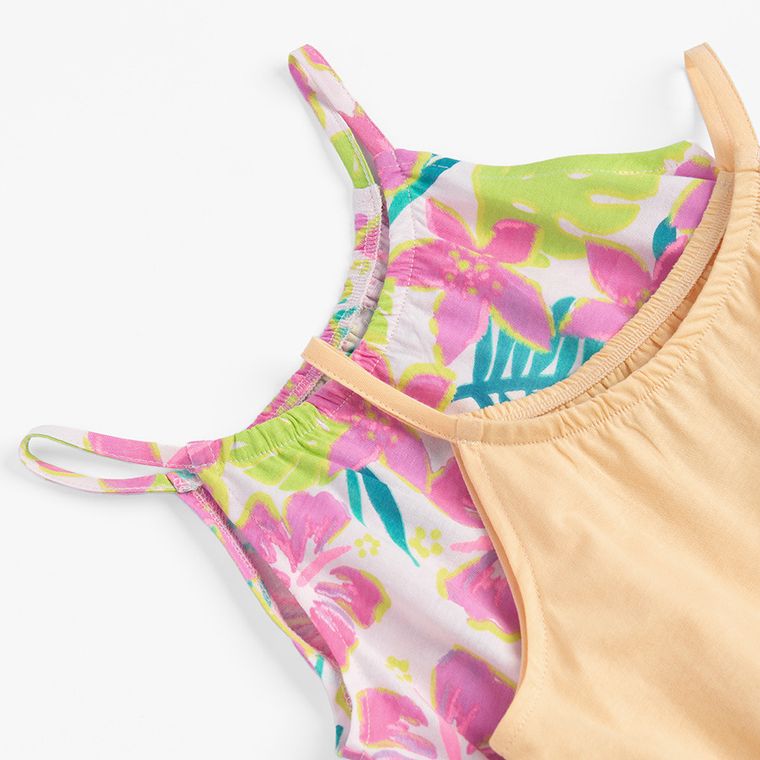 Cool Club, Sukienka dziewczęca na ramiączka, mix, zestaw, 2 szt.