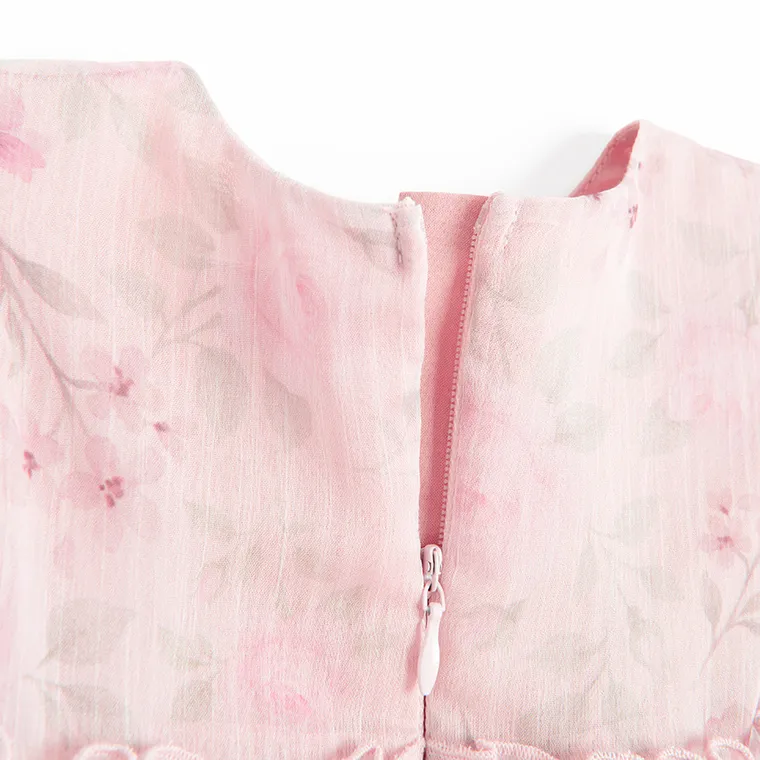 Cool Club, Sukienka dziewczęca z długim rękawem, różowa