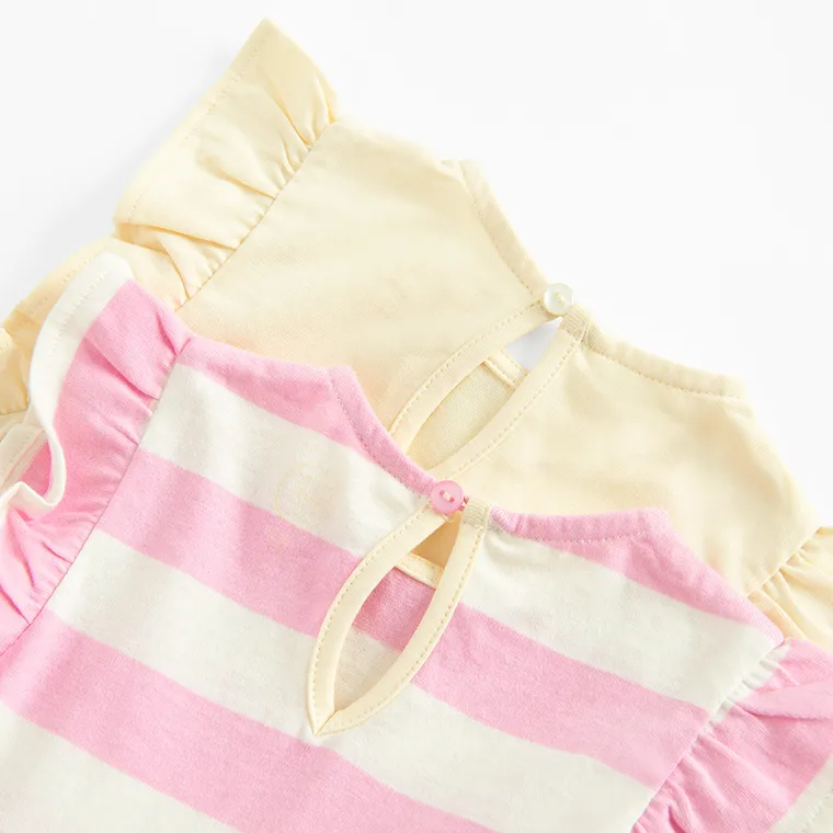 Cool Club, Sukienka dziewczęca z krótkim rękawem, mix, zestaw, 2 szt.