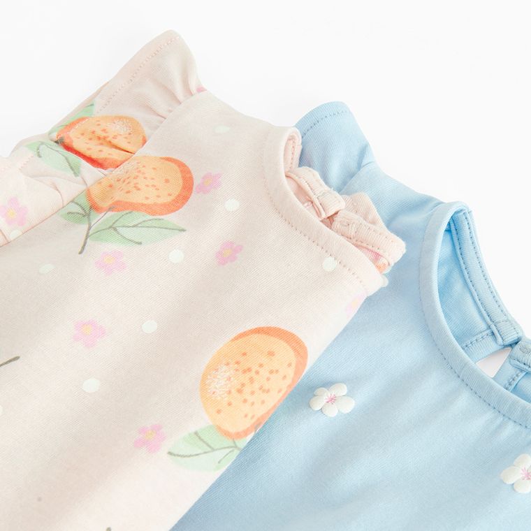 Cool Club, Sukienka dziewczęca z krótkim rękawem, mix, zestaw, 2 szt.