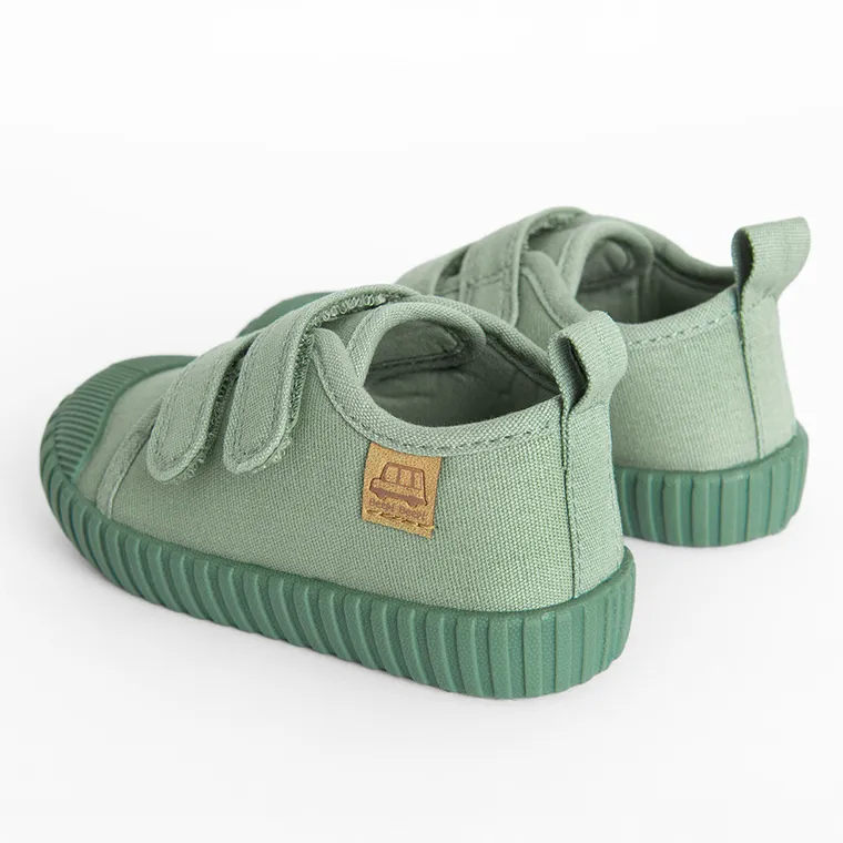 Cool Club, Trampki dziecięce, zielone, Zdrowa Stopa, podeszwa Barefoot