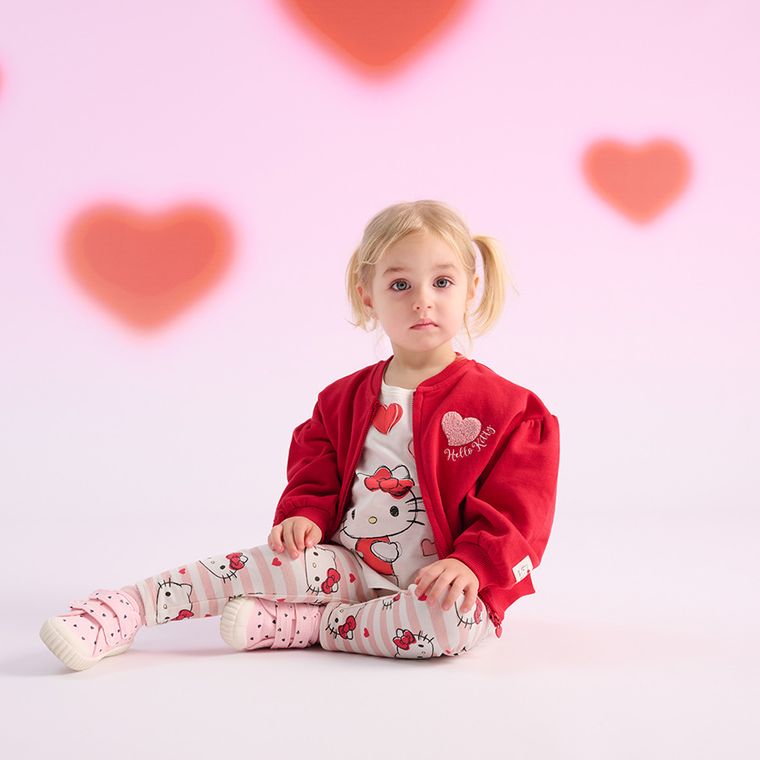 Cool Club, Trampki dziewczęce, różowe, Zdrowa Stopa, podeszwa Barefoot, Hello Kitty