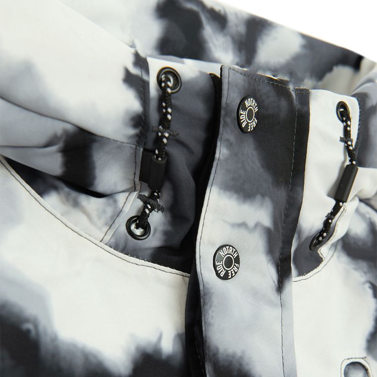 Cool Club, Wodoszczelna kurtka narciarska chłopięca z kapturem, ocieplana, czarno-biała