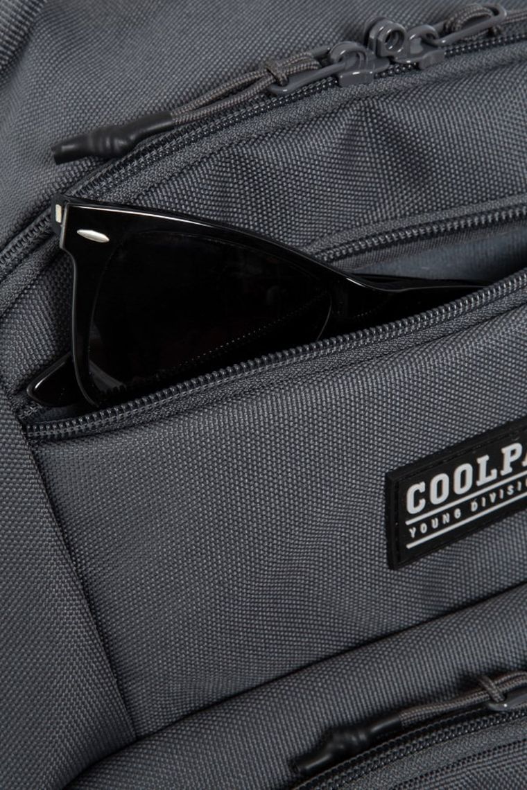 CoolPack, Discovery, plecak miejski, 2-komorowy, Army Grey