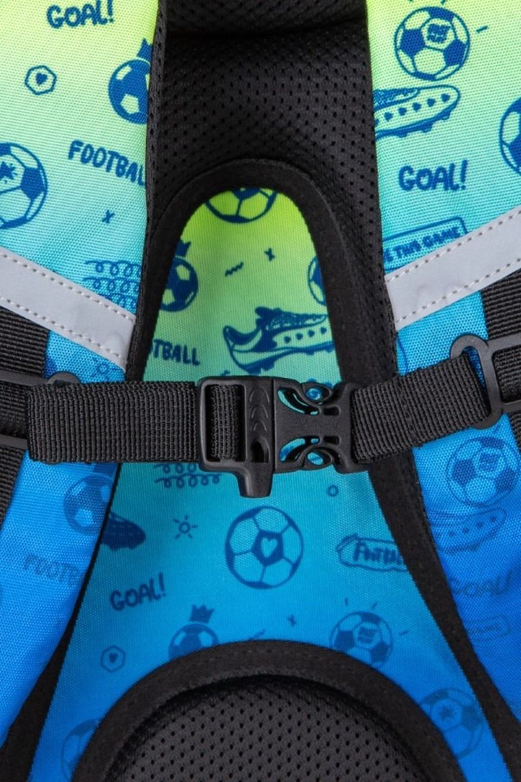 CoolPack, Jerry, plecak szkolny, 3-komorowy, Football 3T