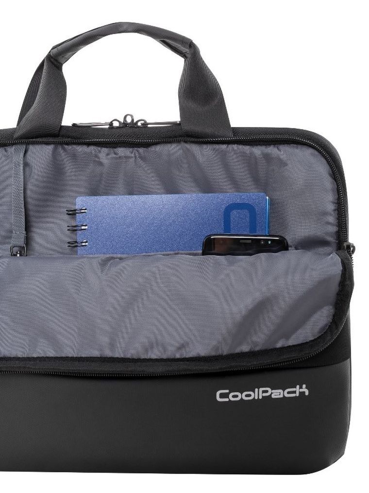 CoolPack, Piano, torba na laptopa, czarna