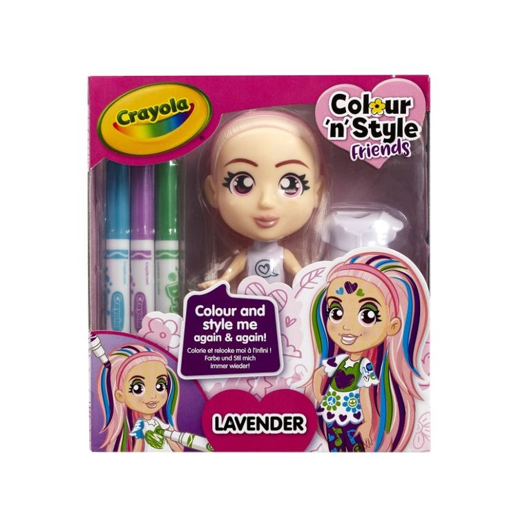 Crayola, Colour'n'Style Friends, lalka do stylizacji