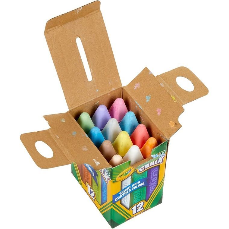 Crayola, kreda chodnikowa, kolorowa, 16  szt.