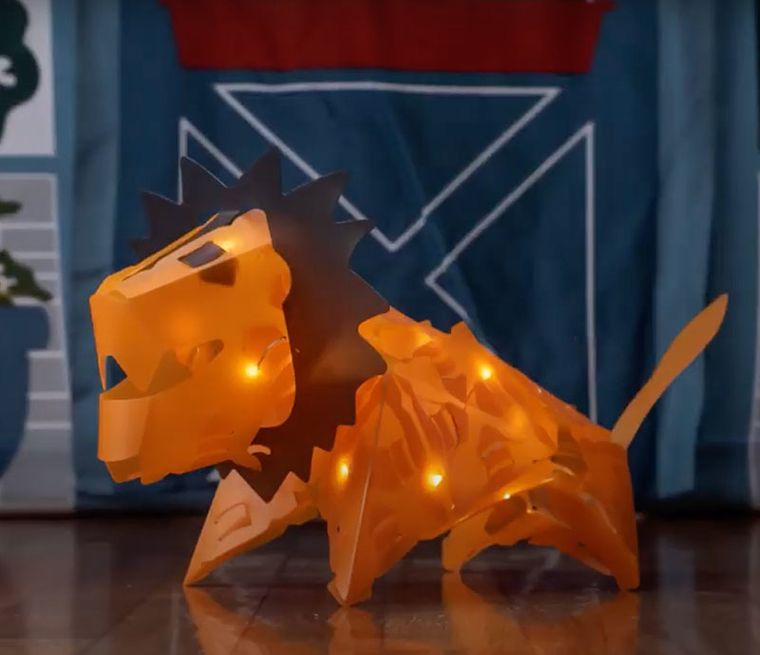 Creatto, Świecący Lew i Przyjaciele, zestaw kreatywny