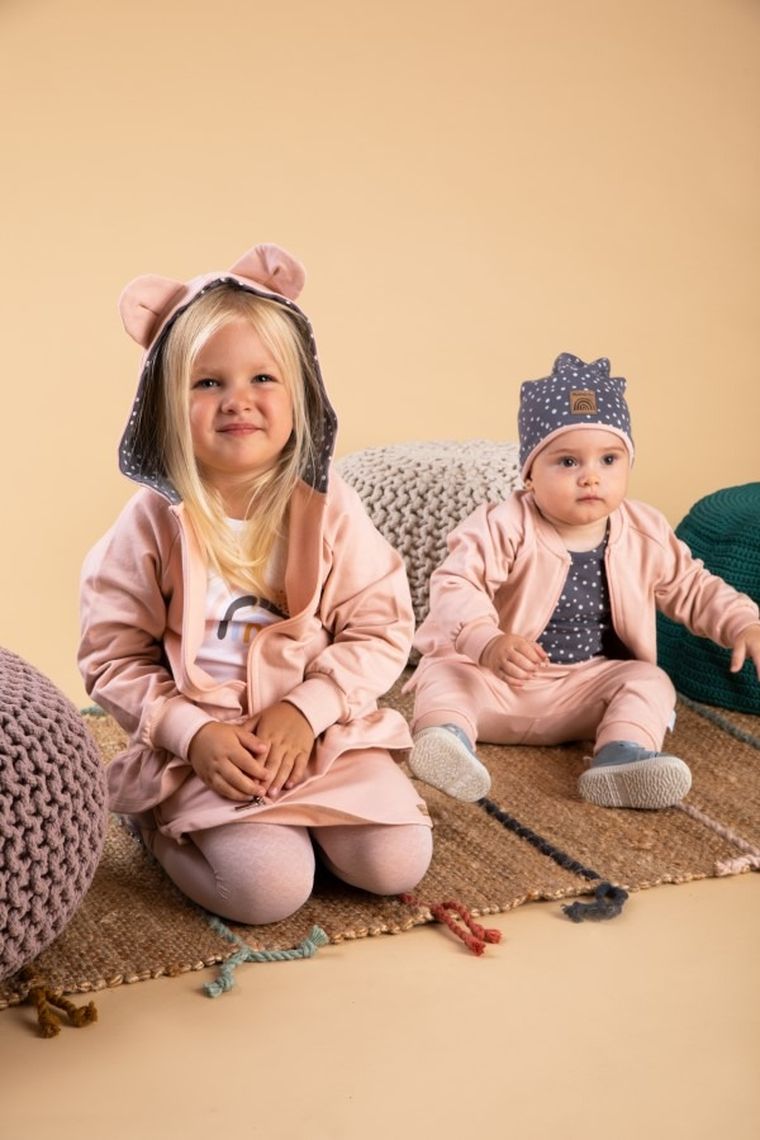 Czapka dziewczęca, szara, Nicol