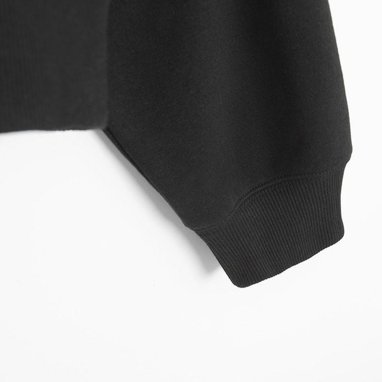 Czarna bluza o kroju cropp boxy NOWEAR