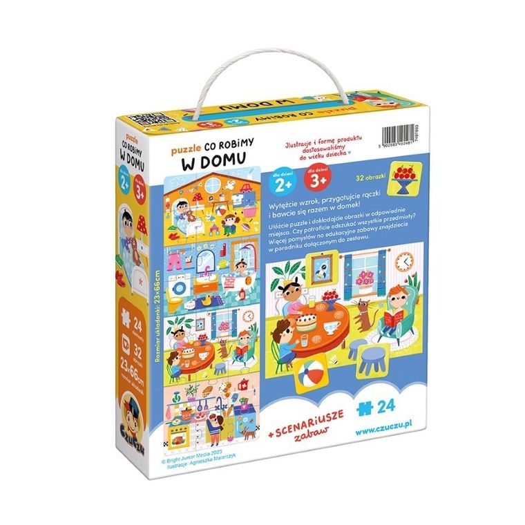 CzuCzu, Co robimy w domu, puzzle, 24 elementy