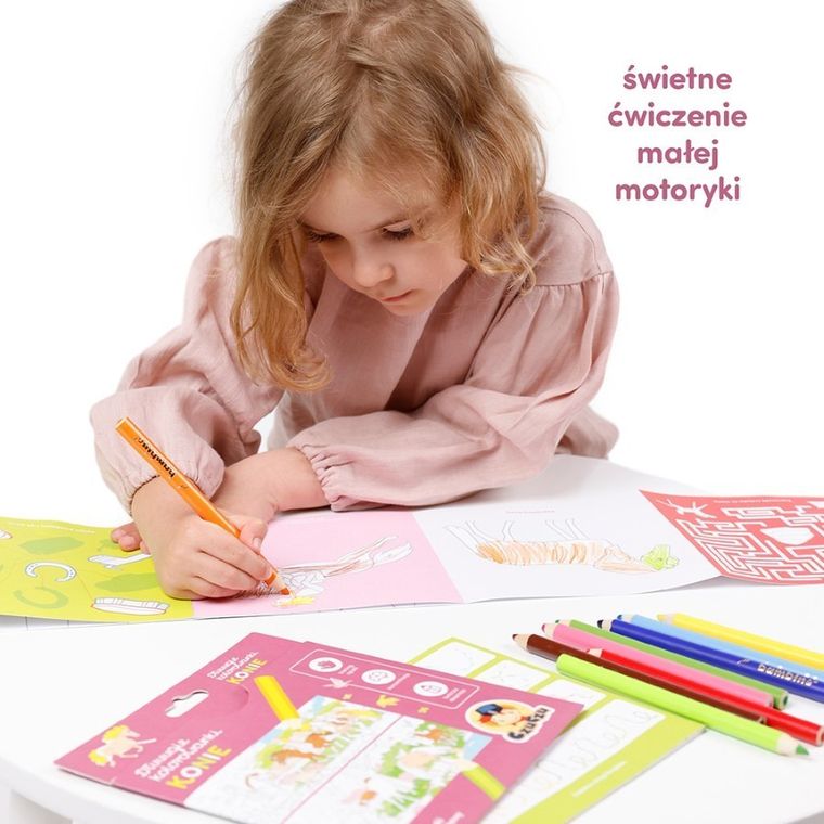 CzuCzu, Dłuuugie kolorowanki. Konie 4+