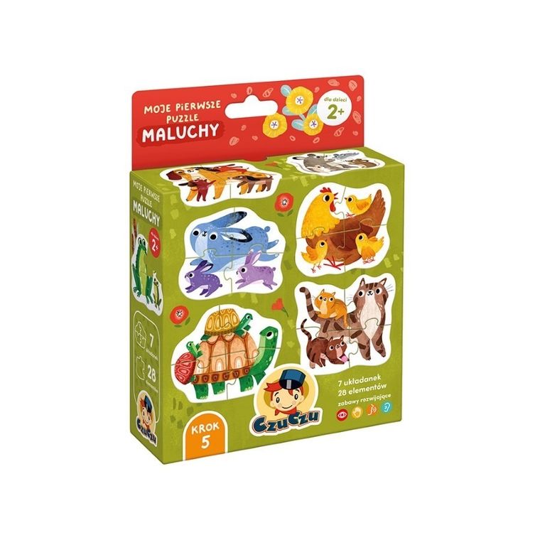 CzuCzu, Moje pierwsze puzzle, Maluchy, 7x 4 elementy 2+