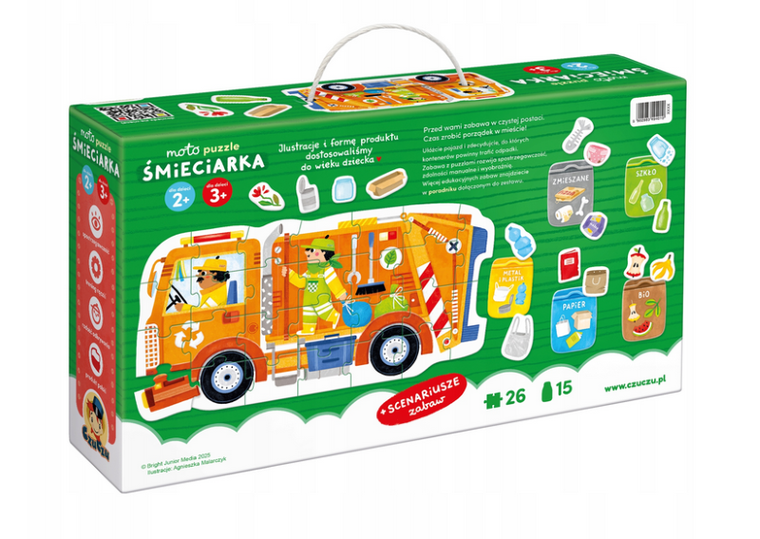 CzuCzu, Moto puzzle, Śmieciarka