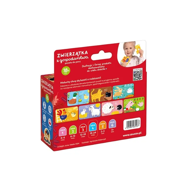 CzuCzu, puzzle do pary, Zwierzątka z gospodarstwa