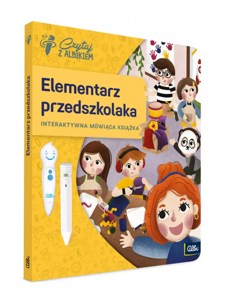 Czytaj z Albikiem. Pakiet: Mówiące pióro Albik + Elementarz przedszkolaka 3+