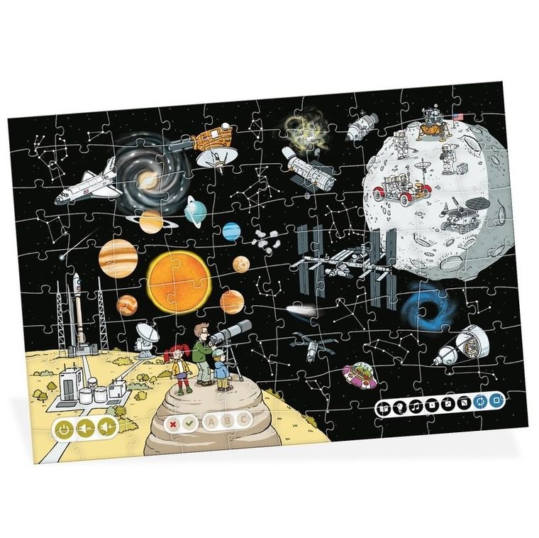 Czytaj z Albikiem. Wszechświat. Puzzle interaktywne