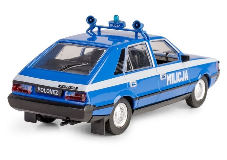 Daffi, Kolekcja Polskiej Motoryzacji, FSO Polonez Milicja, pojazd, model metalowy, 1:43