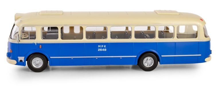 Daffi, Kolekcja Polskiej Motoryzacji, Jelcz 272 Mex, pojazd, model metalowy, 1:43, niebieski
