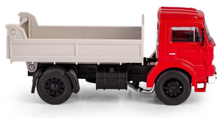 Daffi, Kolekcja Polskiej Motoryzacji, Jelcz 317, wywrotka, pojazd, model metalowy, czerwony, 1:43