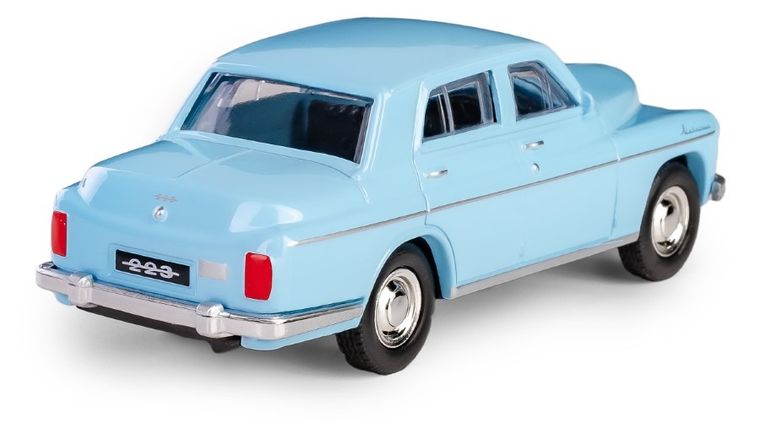 Daffi, Kolekcja Polskiej Motoryzacji, Warszawa 223, pojazd, model metalowy, niebieski, 1:43