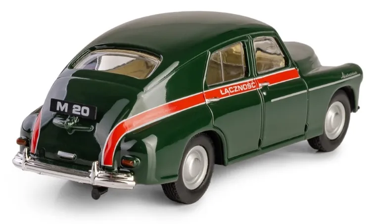 Daffi, Kolekcja Polskiej Motoryzacji, Warszawa M-20 Łączność, pojazd, model metalowy, 1:43